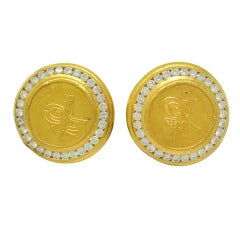 Hilat Diamant-Gold-Ohrringe