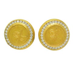 Hilat Diamond Gold Earrings