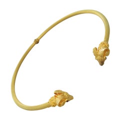 Ilias Lalaounis Gold Ruby Rams Head Collar Necklace