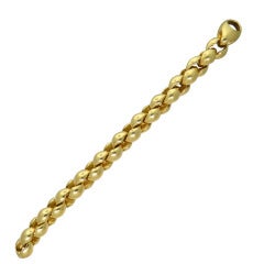 Bracciale pesante in oro di Pomellato