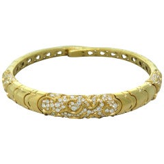 Marina B Diamond Gold Collar Necklace