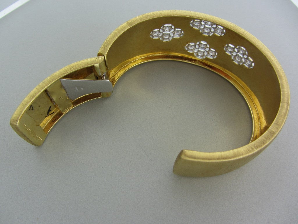 18k Yellow Gold Marked / Tested: M.Buccellati, 750 Gemstones/diamonds: Diamonds - Approx. 1.00ctw Clarity: Vs Color: G Measurements: Bracelet - Comfortably Fits Up To 6.5