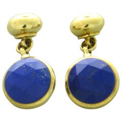 Pomellato Lapis Gold Cufflinks