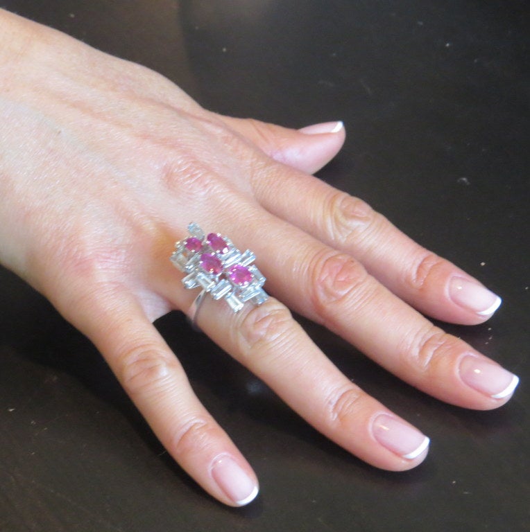 Women's H Stern Aquamarine Pink Tourmaline Gold Ring