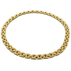 CARTIER Maillon Panthere Gold Necklace