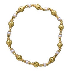 Bulgari Aladdin Perlenkette aus Gold