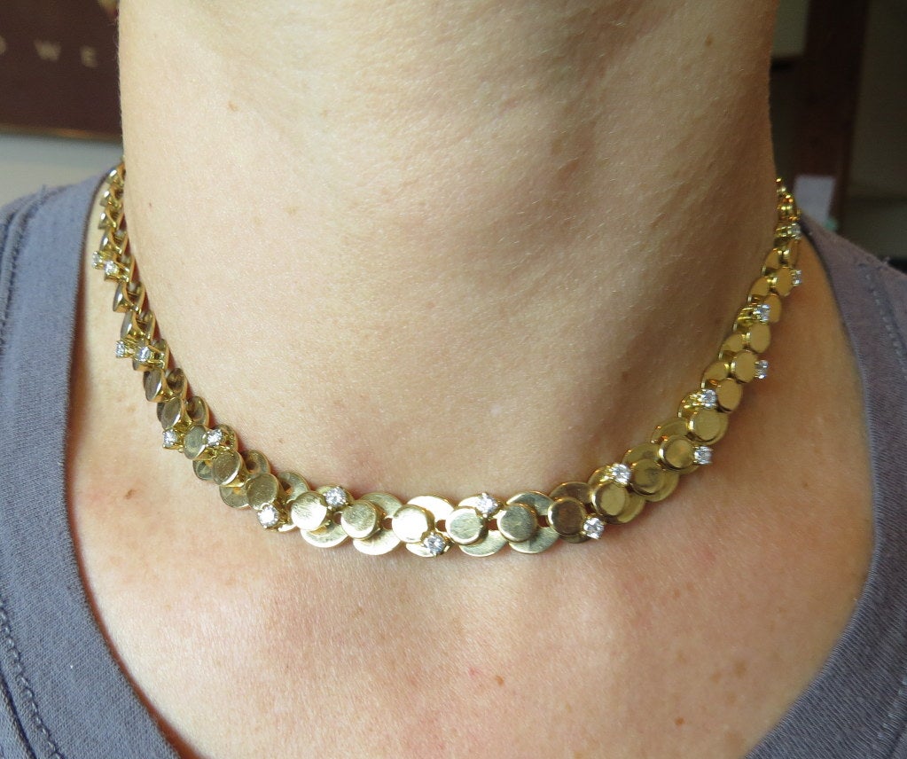 Women's Marina B Diamond Gold Necklace