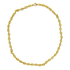 1970s Italian Gold Chain Necklace