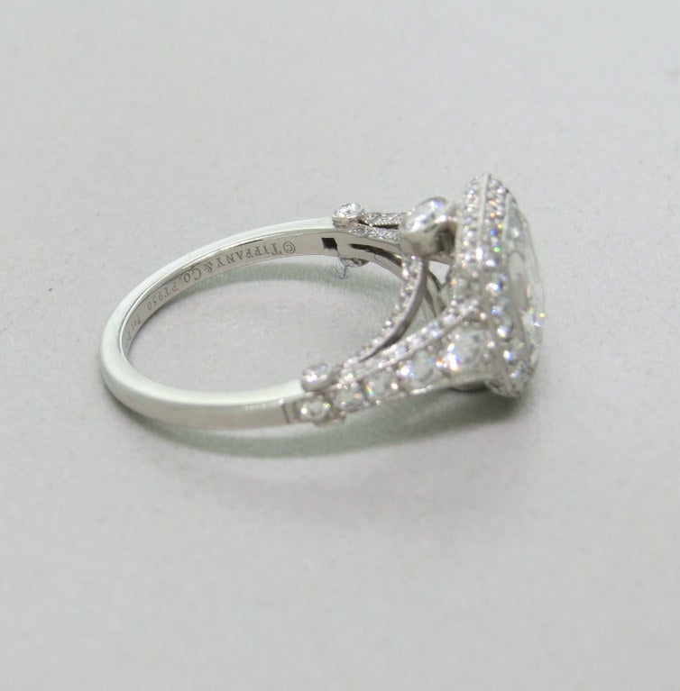 Women's Tiffany & Co. Legacy 3.07 Carat Diamond Platinum Engagement Ring