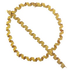 TIFFANY & Co France Gold Necklace Bracelet Set