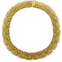 ALEX SEPKUS Arc Diamond Gold Necklace 2
