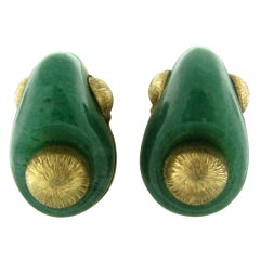 SEAMAN SCHEPPS Gold Aventurine Earrings