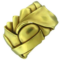KIESELSTEIN CORD Gold Cuff Bracelet