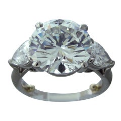 TIFFANY 
CO 5.26ct Diamond Engagement Ring