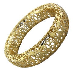 TIFFANY & CO PALOMA PICASSO Marrakesh Gold Bangle Bracelet
