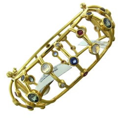 TEMPLE ST. CLAIR Diamond Moonstone Bracelet