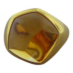 POMELLATO Gold Citrine Ring