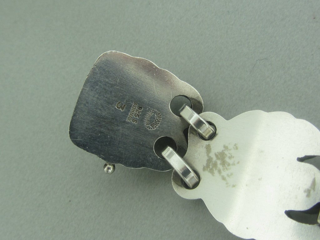 GEORG JENSEN Sterling Moonstone Bracelet  #3
