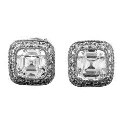 TIFFANY & CO Legacy Platinum 3.07ctw Diamond Earrings