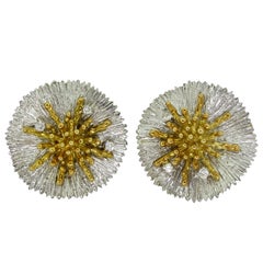 ASPREY Gold Diamond Earrings