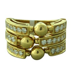 BVLGARI Allegra Gold Diamond Ring