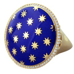 TIFFANY & CO PALOMA PICASSO  Venezia Stella Gold Diamond Ring
