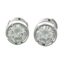 FRED Paris 2.00ct D VVS2 Diamond Stud Earrings