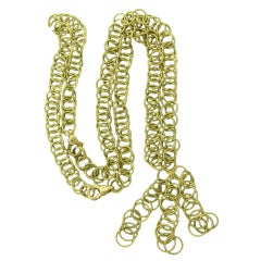 BUCCELLATI Honolulu Gold Circle Link Necklace