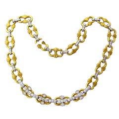 Buccellati Gold  Diamond Necklace