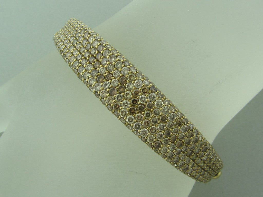 18K Yellow Gold Gemstones/Diamonds:Fancy Diamonds - Approx. 8.00ctw Measurements:Bracelet Will Fit Up To 6 1/2