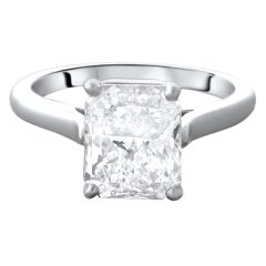 CARTIER 2.44ct F/IF Starburst Cut Diamond Engagement Ring