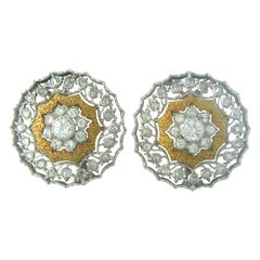 Buccellati Gold Diamond Earrings