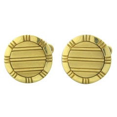 Asprey Gold Cufflinks