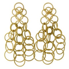 Buccellati Hawaii Gold Drop Earrings