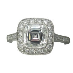 Tiffany & Co Legacy Platinum 1.87ctw Diamond Engagement Ring