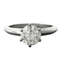 Tiffany & Co Platinum 1.25ct H/VS1 Diamond Engagement Ring