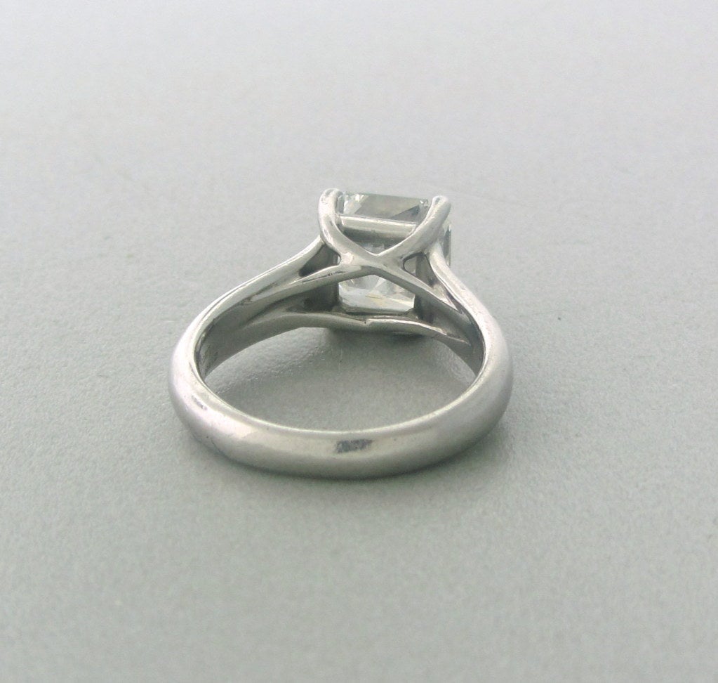Women's Tiffany & Co Lucida Platinum 2.44ct Diamond Engagement Ring