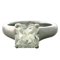 Tiffany & Co Lucida Platinum 2.44ct Diamond Engagement Ring