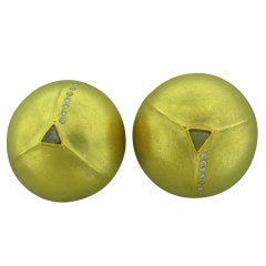 Atelier Zobel Gold Rough Diamond Earrings