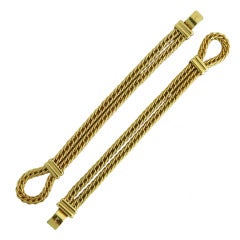 Pomellato Gold Interchangeable Necklace Two Bracelet Set