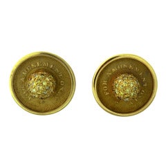 Shelle Gold Fancy Diamond Earrings 11