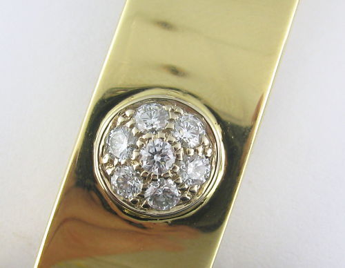 Faraone Mennella Gold Diamond Bracelet In Excellent Condition In Lambertville, NJ