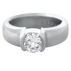 Tiffany 
Co Platinum 1.04ct Diamond Engagement Ring