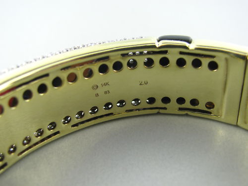Asch Grossbardt Gemstone Diamond Bangle Bracelet 1