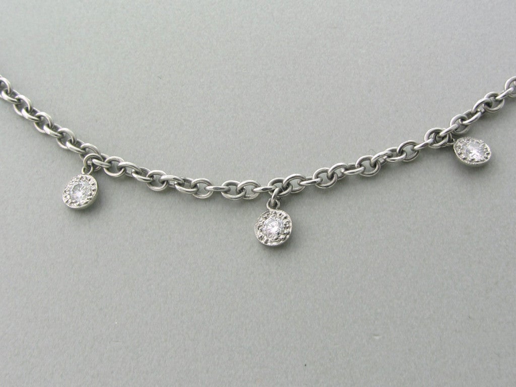 Women's Cathy Waterman Platinum Diamond Necklace