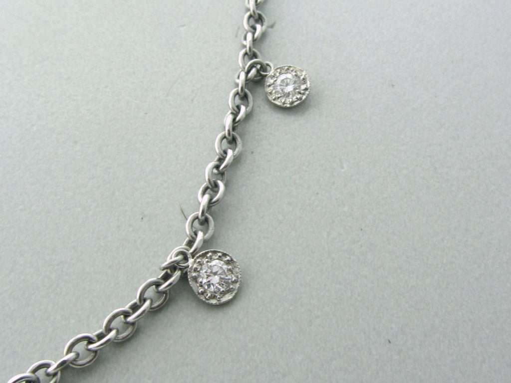 Cathy Waterman Platinum Diamond Necklace 1