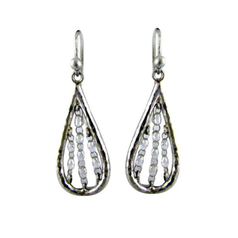 Gurhan Diamond Platinum Earrings