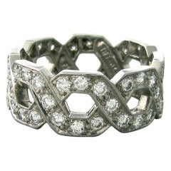 Tiffany & Co Diamond Platinum Ring 3