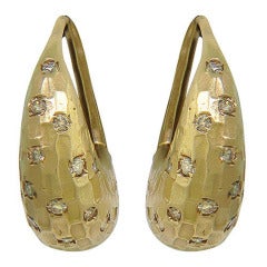 Pomellato Duna Gold Diamond Earrings 5