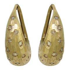 Pomellato Duna Gold Diamond Earrings